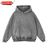 Men Retro Heavyweight Hoodie