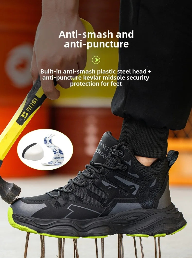 Women Safety Boots Lightweight Protective Shoes