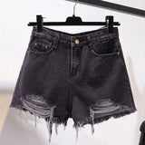 Summer Women's High Waist Cowboy Denim Shorts