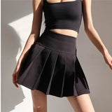 Women Y2K Pleated Mini Skirt