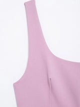 Women Pleated Backless Party Dress