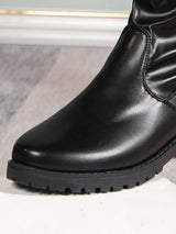 Women Over Knee Boots – Elegant Low Heel Plus Size