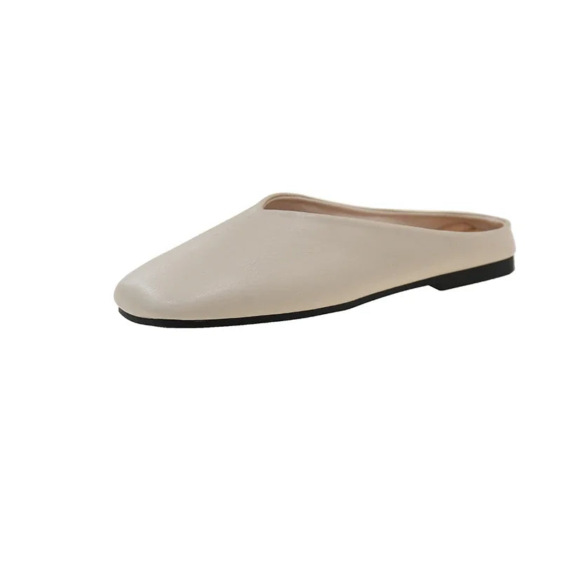Women Mules Closed Toe Flat Slides