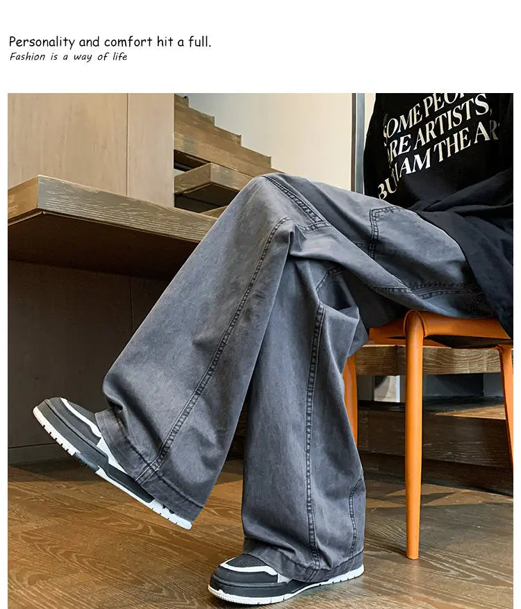 Men’s Oversized Streetwear Cargo Pants