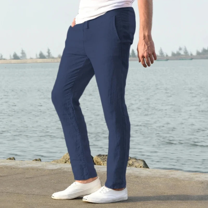 Men’s Cotton Linen Joggers