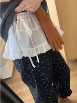 Women Satin High Waist Midi Skirt