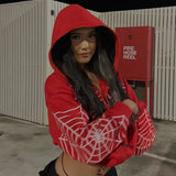 Rhinestone Skeleton Hoodie