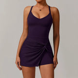 Women Tennis Dress with Shorts