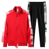 Men's Plus Size Tracksuit – 2 Piece Gym Set