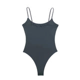 MUJER Sleeveless Backless Women's Bodysuit – Sexy Tight Bodycon Summer Top