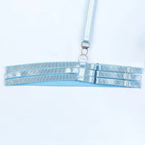 Women Mesh Splicing Suspender Jumpsuit