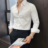 Men Slim Striped Shirt