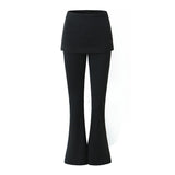 Women's Retro Low Waist Flare Pants