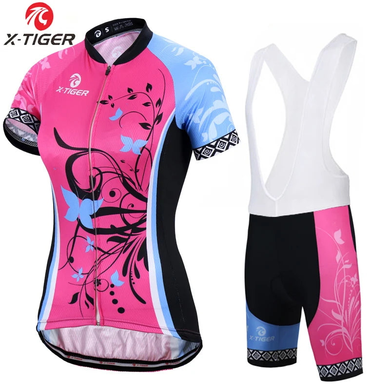 Women Summer Cycling Jersey Set