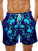 Men 3D Print Beach Shorts