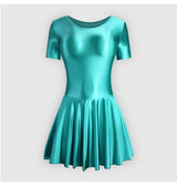 Women Satin Sports Ballet Skirt