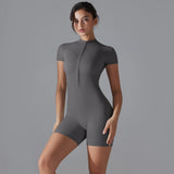Women's Breathable Sports Yoga Bodysuit – Quick Dry Fitness Jumpsuit