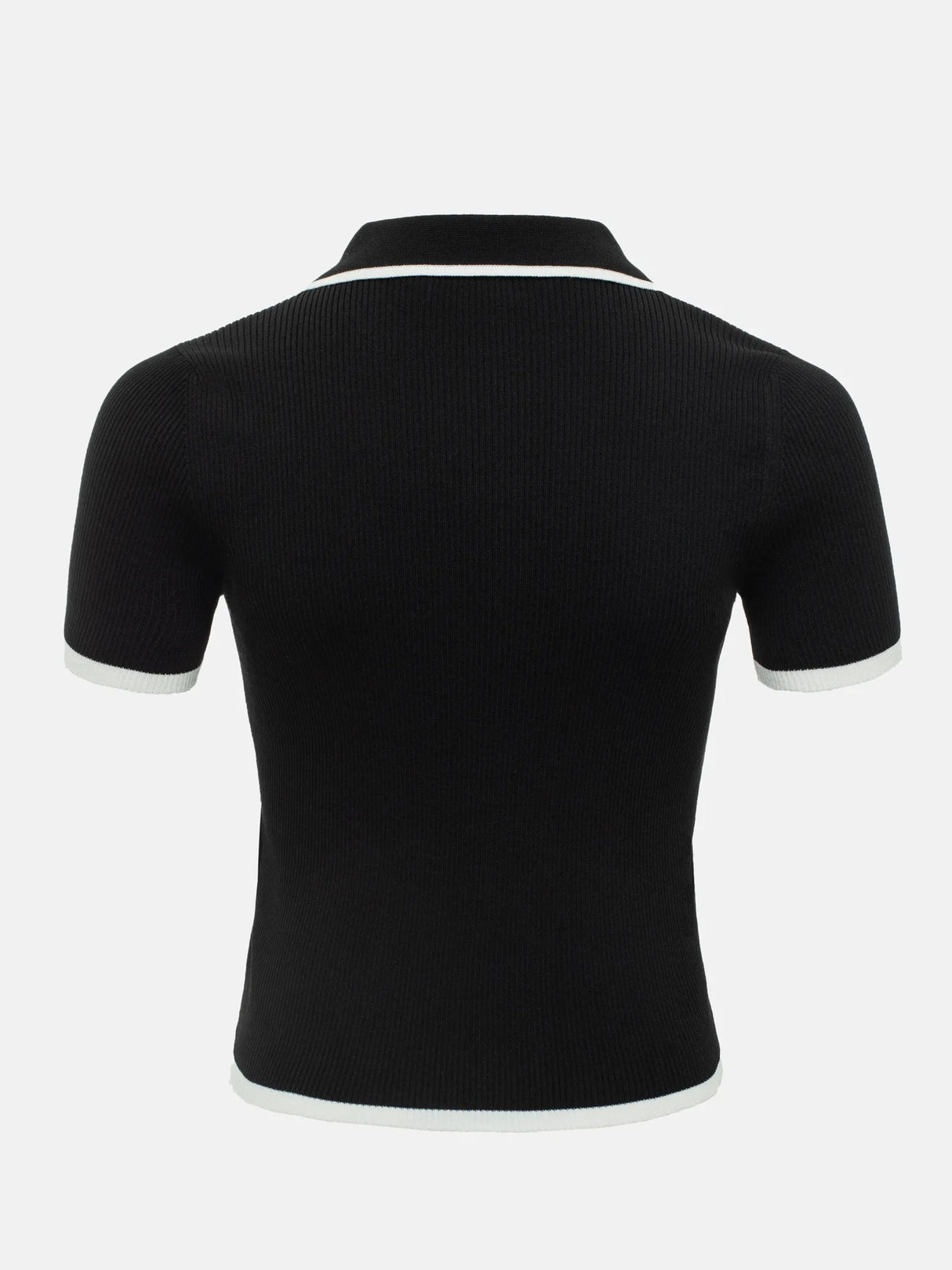 Women's Slim Contrast Knit Pullover