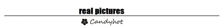 Real pictures featuring the Candyhot brand logo.