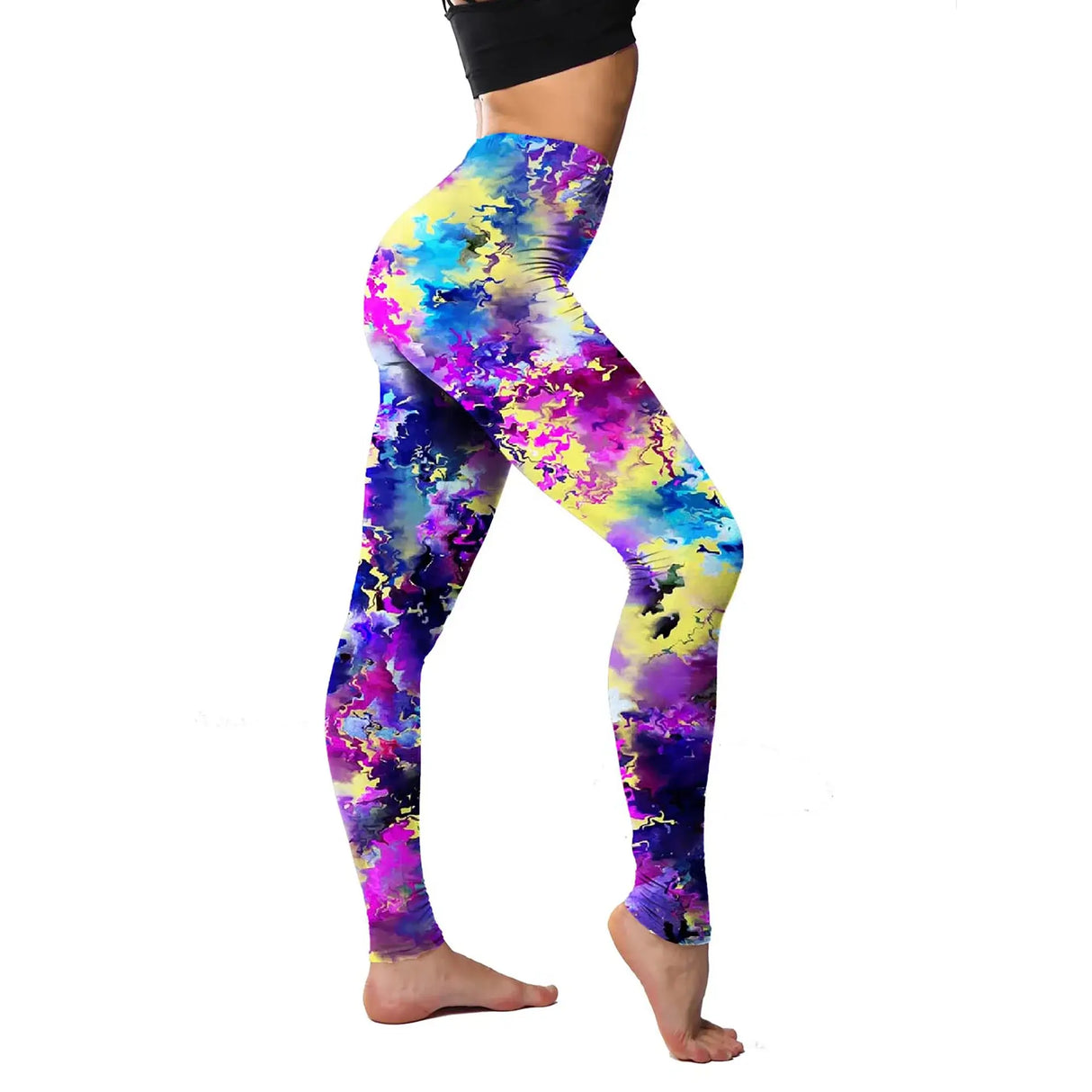 Women 2-Pack Colorful Print Leggings