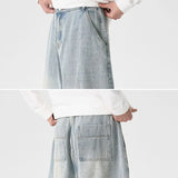 Men's Plus Size Retro Wide Leg Jeans