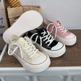 Women Canvas Sneakers Non Slip Lace Up Flats