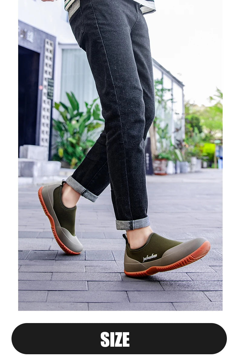 Men Lightweight Rain Boots