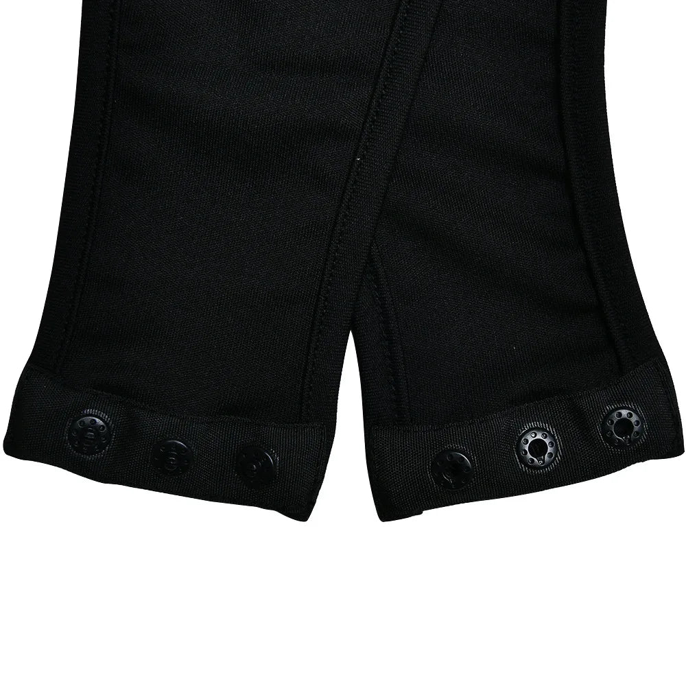 Women's Mesh Long Sleeve Bodysuit – Sexy Black White Bodycon Top