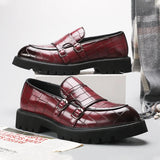 Men Platform Formal Leather Shoes