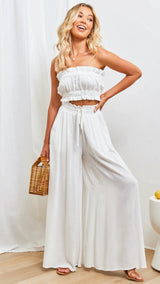 Women Summer Wide Leg Pants