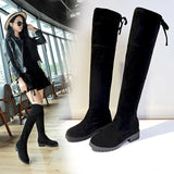 Women’s Suede Over-the-Knee Sexy High Heel Boots