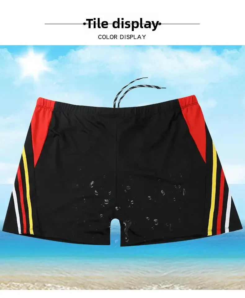 Unisex Plus Size Loose Fit Swim Shorts
