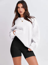 Women Oversized Pullover Sweatshirt Casual Street Top