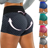 Women Honeycomb Yoga Shorts