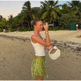 Women Sequin Tassel Party Skirt