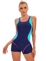 Women Patchwork Plus Size Swimsuit