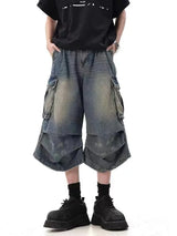 Women Camouflage Cargo Capri Shorts