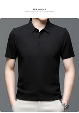 Men Ice Silk Polo Shirt