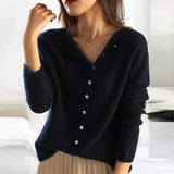 Women's Elegant Button Knit Cardigan