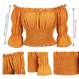 Medieval Pirate Peasant Blouse Costume Top