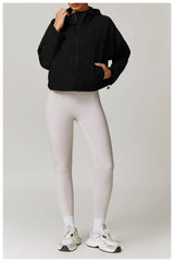 Women Quick Dry Hooded Sports Jacket