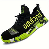 Men Anti-Puncture Reinforced Sole Safety Shoes