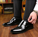 Men’s Minimalist Leather Work Flats