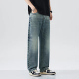 Men Retro Straight Jeans