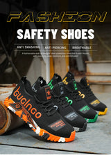 Women Safety Shoes Soft Sole Protective Sneakers