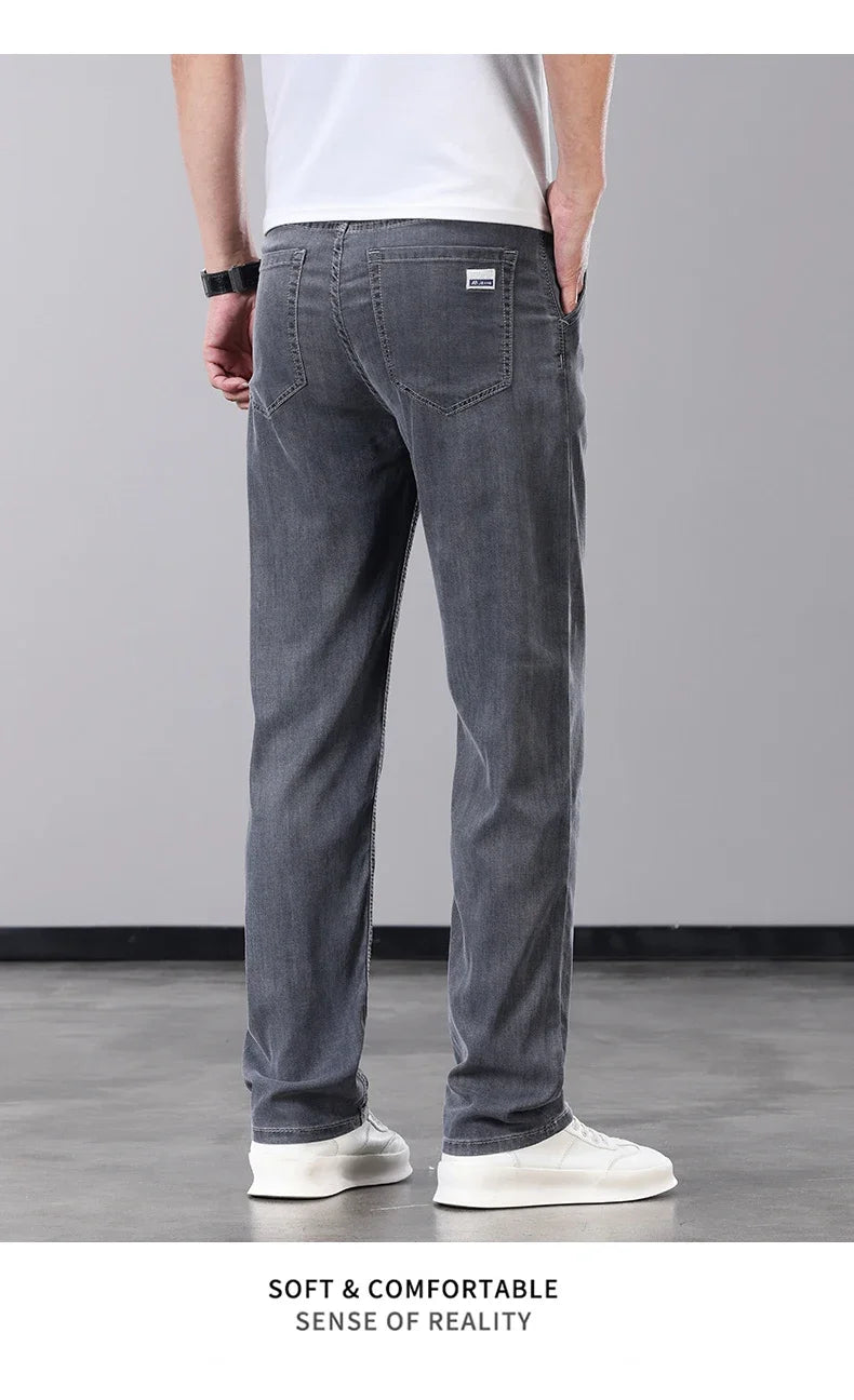Men Thin Lyocell Jeans
