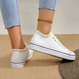 Women Canvas Shoes Low Cut Fashion Sneakers