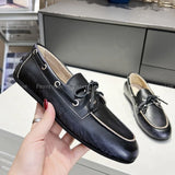 Women’s Kitten Low Heel Pleated Strap Sandals