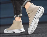 Men’s High-Top Skateboarding Canvas Shoes