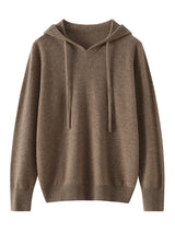 Women's 100% Cashmere Hooded Sweater